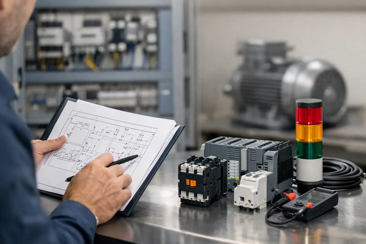 Como especificar componentes elétricos industriais