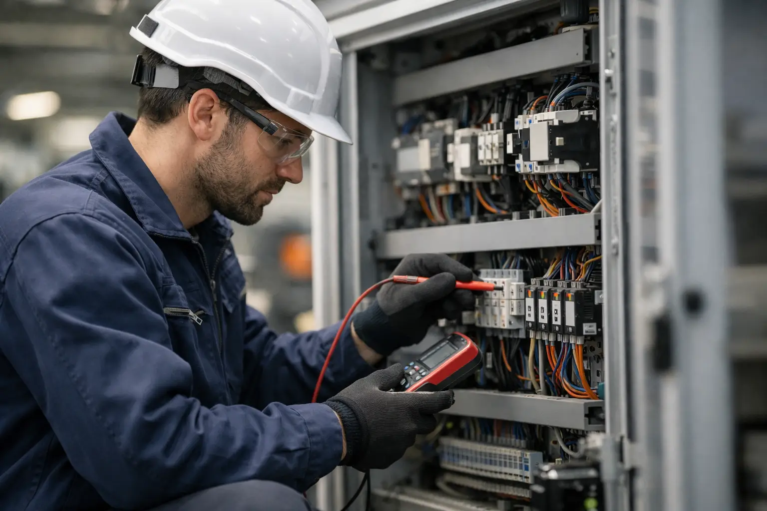 Manutenção corretiva em painéis industriais