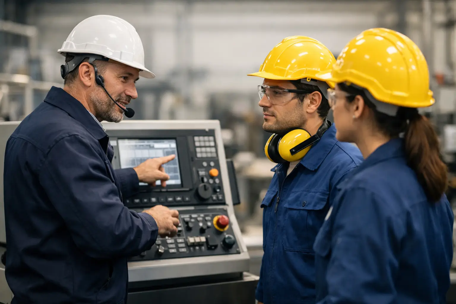 Treinamento para operadores industriais eficaz